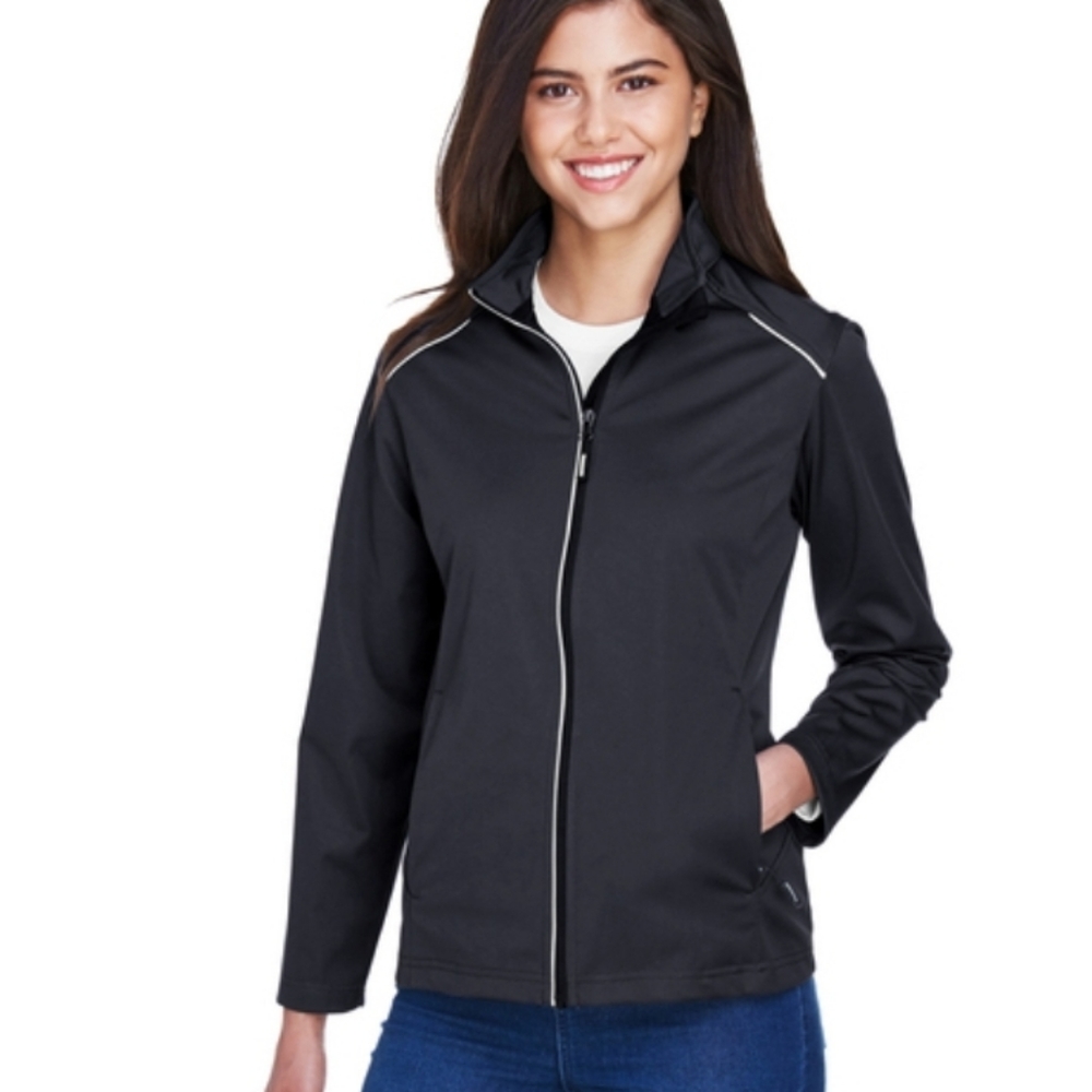 New Core 365 athletic Light jacket Three-Layer Knit Tech-Shell black small xs